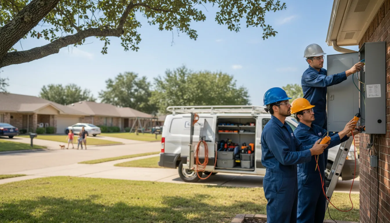 Certified electrician providing emergency electrical services in Harmon, IL
